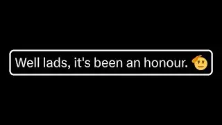 I'm sad. The 🦡 is leaving.
