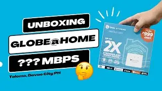 Globe At Home Prepaid Wifi Unboxing and Initial Testing - Davao City, Philippines 🇵🇭