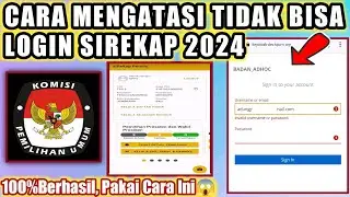 Cara Mengatasi Tidak Bisa Login Sirekap Pemilu 2024 || Cara Mengatasi Sirekap 2024 Invalid Username