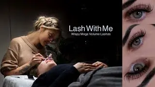 Mega Volume Kim K Wet Lash Tutorial / Eyelash Extensions 101/ Mapping and Styling/ Lash with me