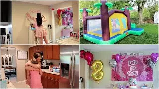 BIRTHDAY PARTY PREP, SETUP, CLEANUP WITH ME & MORE!