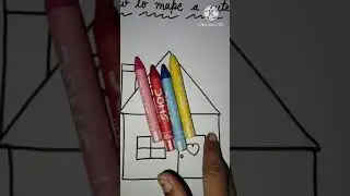 How to draw a cute house🏠