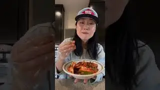 Oyster gutjeori mukbang with Mama Kim! #kimchi #mukbang