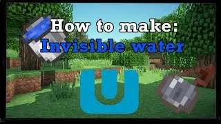 Invisible Water Glitch (Minecraft Wii U)