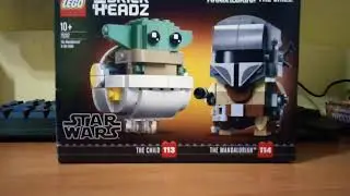 Лего brick headz 75317: мандолорец и малыш - ёда