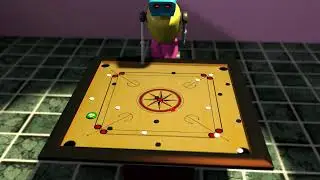 Robot Carrom King || Carrom Board Champion || Fastest Carrom Play