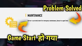 Server is currently down for emergency maintenance free fire | server is currently down free fire