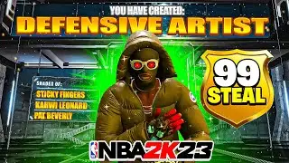 THIS 99 STEAL BEST LOCKDOWN BUILD WILL BREAK NBA 2K23 🔥🔥🔥 BEST BUILD 2K23 CURRENT GEN & NEXT GEN!