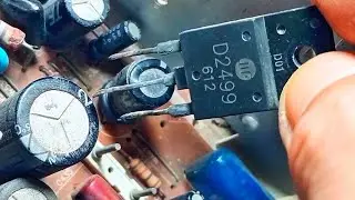 How to measure transistors for horizontal deflection in CRT TVs. 