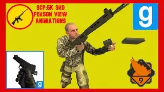 Garry's Mod: ARC9 SCP:5K weapon pack 3rd person view reload animations