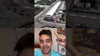 Las calles de Bakú sin el GP #f1shorts