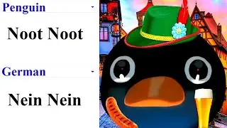 Noot Noot in different languages meme