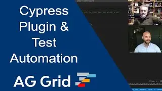Custom Cypress Plugin Test Automation Demo for AG Grid with Kerry McKeever