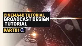 Cinema4d Broadcast Design Tutorial | C4d Part 01