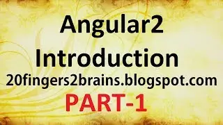 Angular 2 - Introduction
