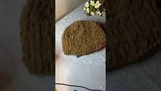 Как сделать шапку с ушками из ализе пуффи