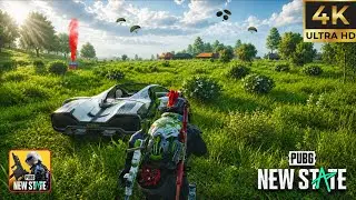 PUBG New State Mobile Erangle 4K Graphics 60FPS Gameplay