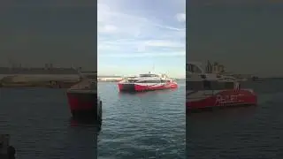 Red Jet 4 Red Funnel Ferry from Southampton to East Cowes Isle of Wight