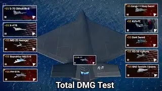 All T3 Drone Total Damage Test - Modern Warships