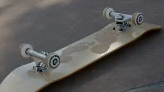 Two Bare Feet - Laser Logo Custom Skateboard