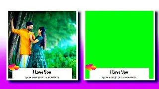 Insta square photo slideshow creation | green screen effects