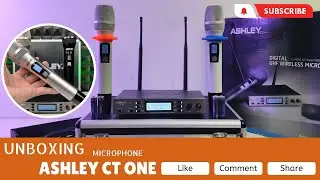 UNBOXING Mic Wireless Dengan Antifeedback ! | ASHLEY CT ONE