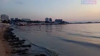 #Анапа 8 июля 2024. Вечером море спокойное и красивое.