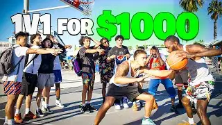 I Played in a HEATED $1,000 1v1 Basketball Tournament