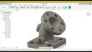 Fusion 360 Tutorial - Angled Pipe 45