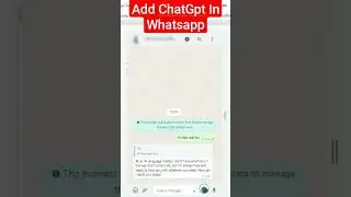 How to Integrate ChatGpt In Whatsapp ||