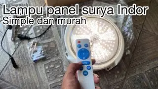 Review lampu panel surya Indoor,lampu tenaga matahari