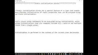 static initialization block : : JavaScript