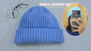 สอนถักหมวกไหมพรมง่ายๆ🎀| simple crochet hat for beginners| Kataiythong
