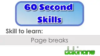 Google Docs: page breaks