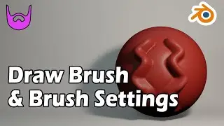 Draw Brush and Brush Settings [Blender 2.8]