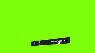 3d Green Screen Subscribe Button