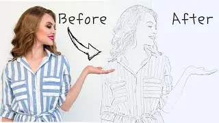 Turn your photo into Pencil Sketch Effect in Photoshop Easy