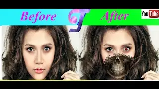 Photoshop Tutorial-How to Skull Face