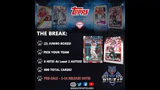 2024 TOPPS SERIES 1 - 2 JUMBO BOX PICK YOUR TEAM BREAK! BIG KAT SPORTS CARDS - ELLY AUTO? PARALLEL?