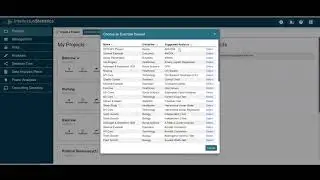 Uploading data, entering data, and using example data sets