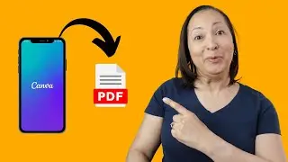 Save a Canva File as a PDF on a Phone (2024) - EASY!