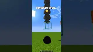 Minecraft Logic...🤔pt2 (はいよろこんで) #minecraft #shorts