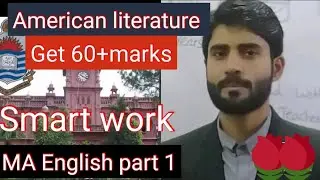 American literature  paper 5. MA English part 1