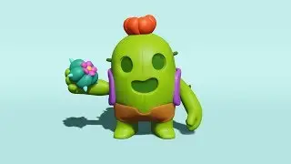 Spike Brawl Stars 3D