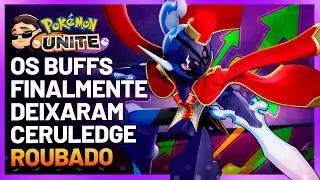 ESSE BONECO DA MUITO DANO! BUFF ABSURDO! Pokemon Unite Ceruledge Gameplay