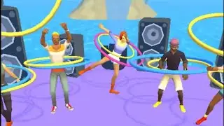 Hula Hoop Race Gameplay Walkthrough level 1/2