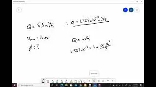 Tutorial 5 - Principles of Fluid Flow