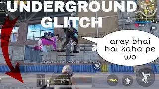 i went underground with a glitch and then this happened | PUBG MOBILE Trolling with girl gamers
