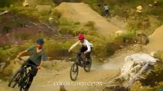 Inspire 2 Drone Mountain Biking with Color Correction examples