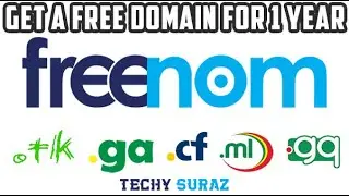Get a free domain for a Year -  Freenom  | Free domain Registration 2020 ~ Techy Suraz